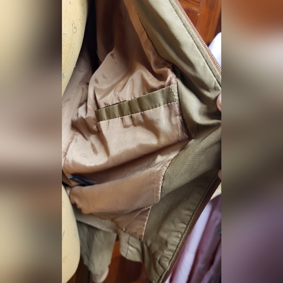 Men's Vintage Members Only Jacket Medium Brown Size 40 Made in Hong Kong - Picture 12 of 12